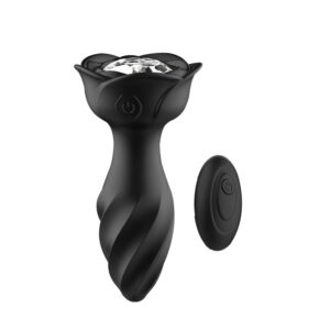 Mid’Blossom Magic - Vibrating Anal Plug with Remote Control