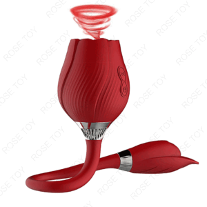 Rose Vibrator Double Use Sucking Vibrator