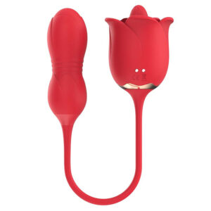 Tongue Licking Vibrator Rose Vibrating Egg Clit Stimulator