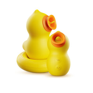 Schattige Eend Vibrerende Tong Lik Vagina Vibrator Silicone