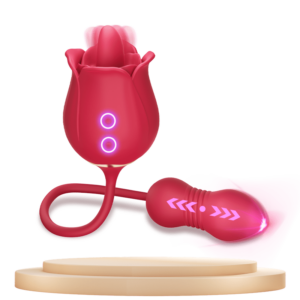 SKYLAR | Clitoral G-Spot Stimulator Rose Toy with Tongue