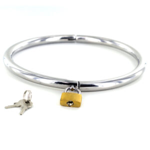 Uberkinky Stainless Steel Round Turian Slave Collar