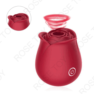 Red Rose Sucking Vibrator