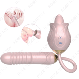 Rose G-spot Tongue Licking Vibration For Women