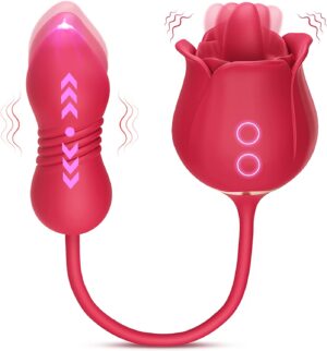 Rose Toy Vibrator for Women - 3 in 1