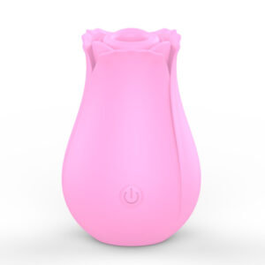 New Pink Rose Sucking Vibrator Toy