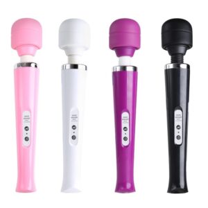 Énorme vibrateur de massage à baguette magique rechargeable par USB