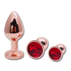 Plug anale in oro rosa